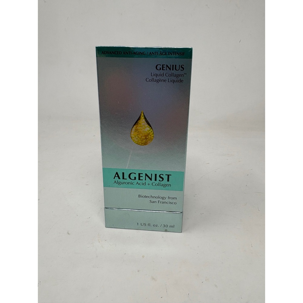 Algenist GENIUS Liquid Collagen Anti-Aging Face Serum 1oz 30ml New in Box